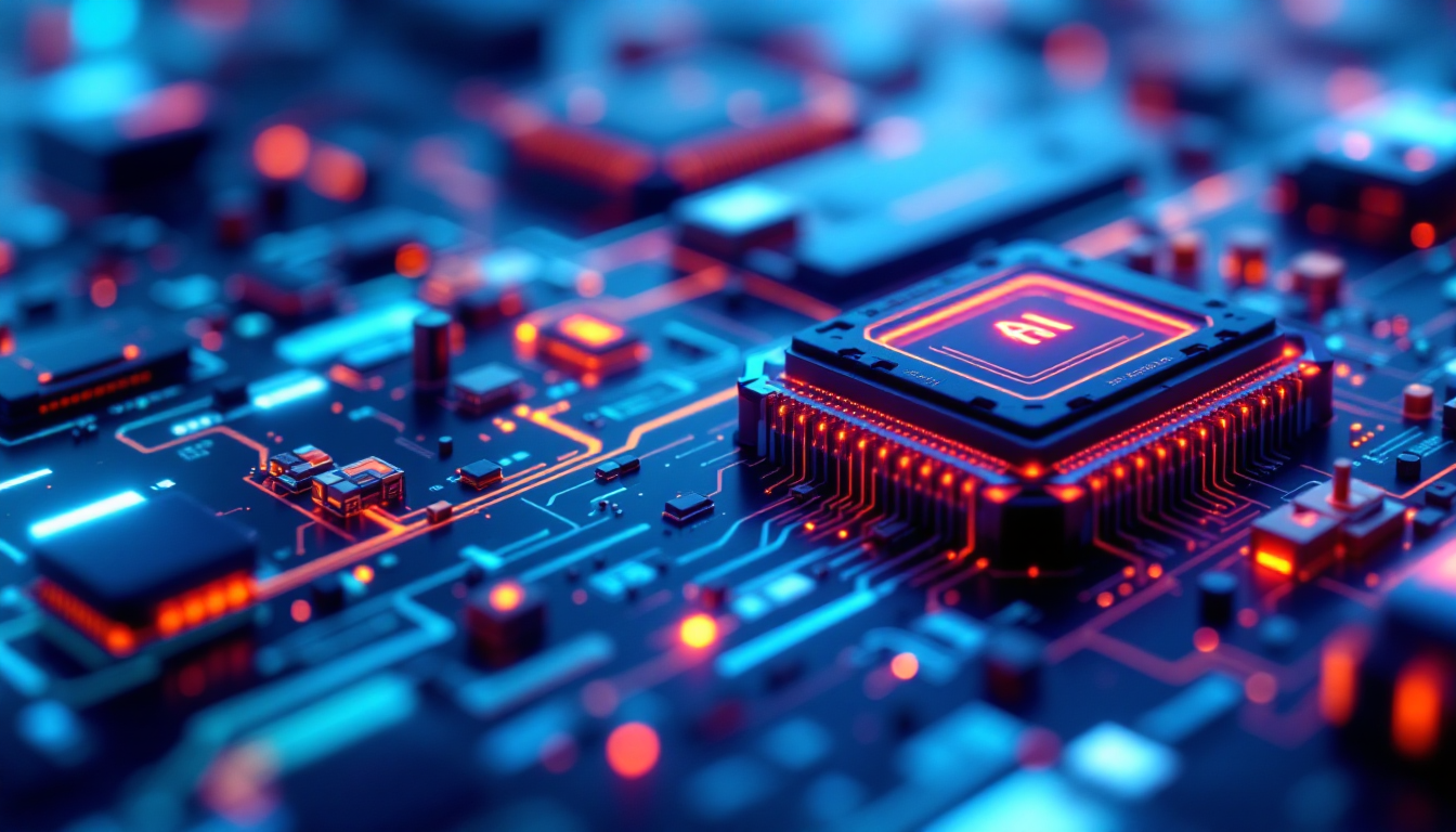 심천 증시의 AI 및 첨단 기술 인프라와 반도체 투자 이미지