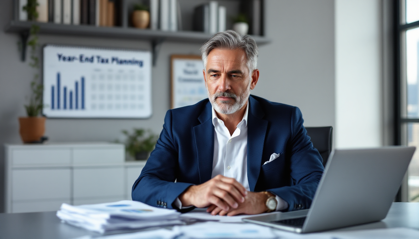 2026년 연말정산 절세 계획을 점검하는 직장인 모습