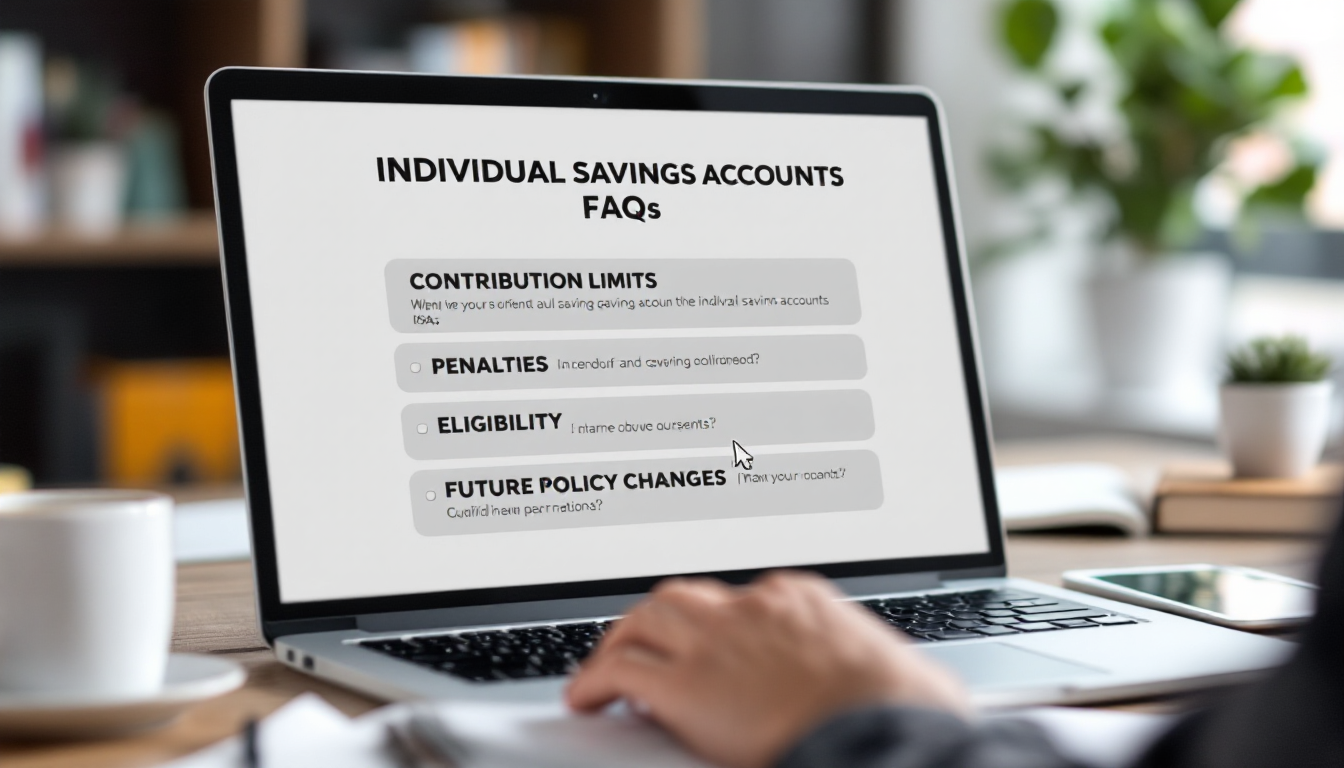 ISA 관련 자주 묻는 질문(FAQ) 웹사이트 화면