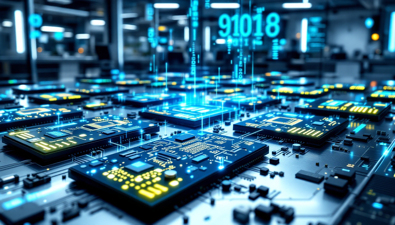 AI 인프라용 반도체 칩과 첨단 기술 실험실