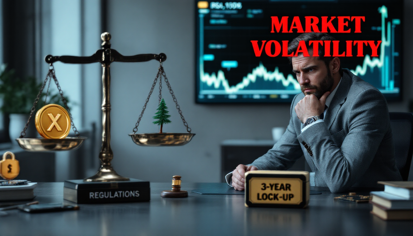 국민성장펀드 위험 요소를 관리하는 투자자의 신중한 포트폴리오 균형 이미지