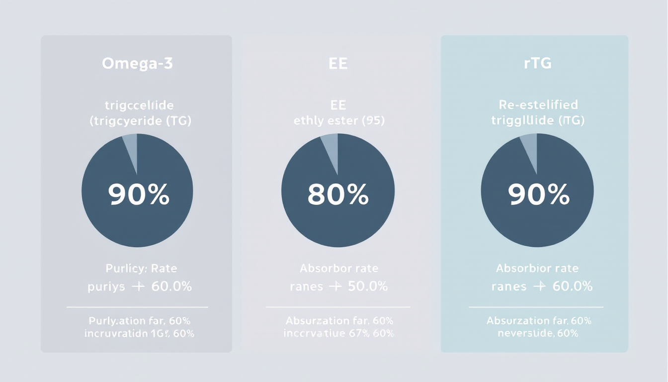 오메가3 1세대, 2세대, 3세대 형태별 비교 그래픽