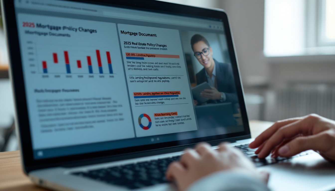 2025년 강화된 금융 규제로 인해 주택 대출과 자금 계산을 하고 있는 모습