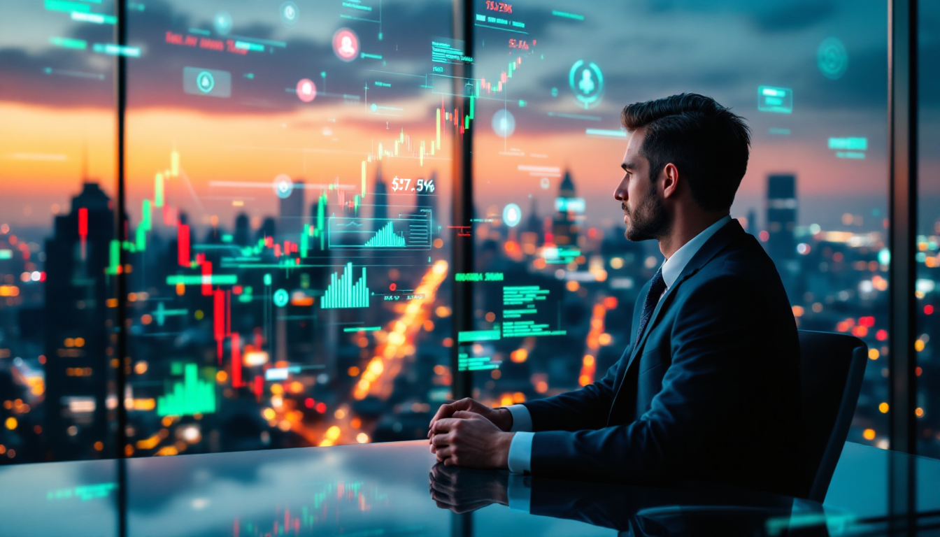 주식 시장 변동성 속에서도 매월 월급처럼 현금흐름을 받는 투자자의 모습