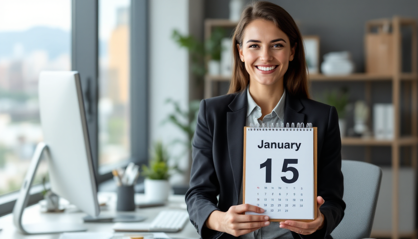 1월 15일 연말정산 간소화 서비스 개통을 알리는 모습