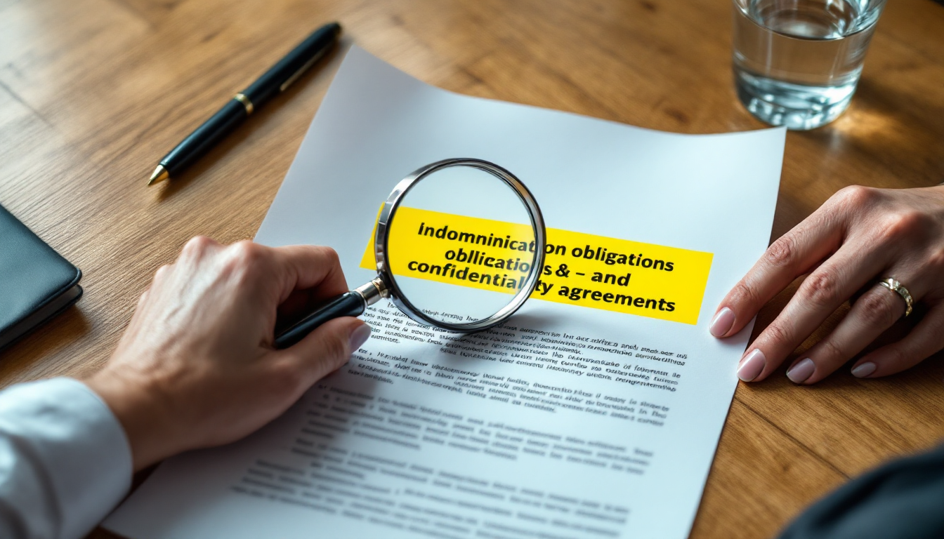 부동산 계약 특약사항 법적 안전장치를 강조하는 모습