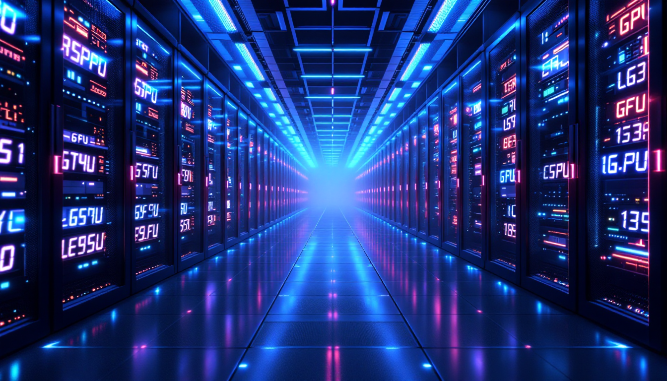 2026년 아마존, 마이크로소프트, 구글의 AI 데이터 센터 확장과 고성능 GPU 하드웨어 모습