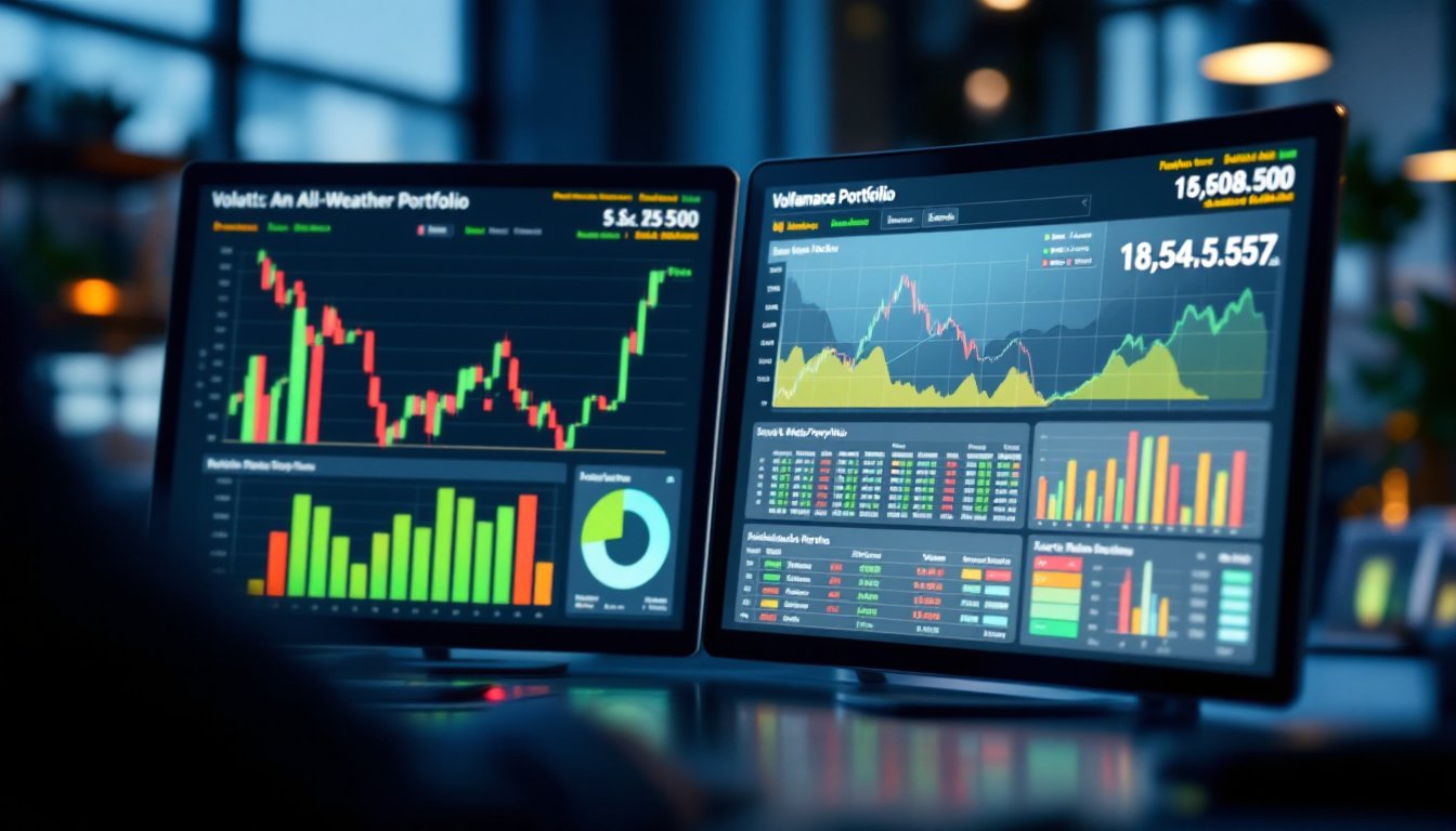 올웨더 전략과 S&P 500 지수의 성과 및 변동성 비교 이미지