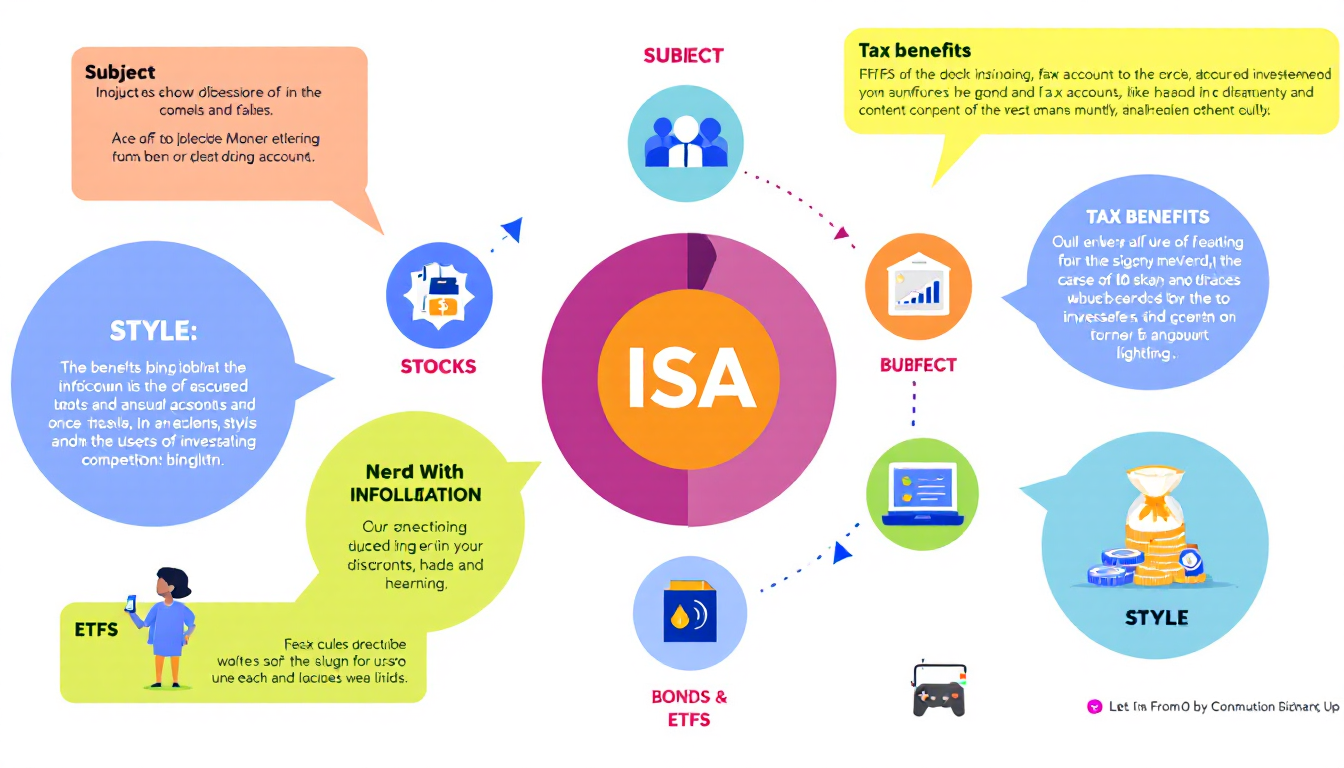 ISA 개인종합자산관리계좌의 다양한 투자상품과 세제혜택을 나타낸 이미지