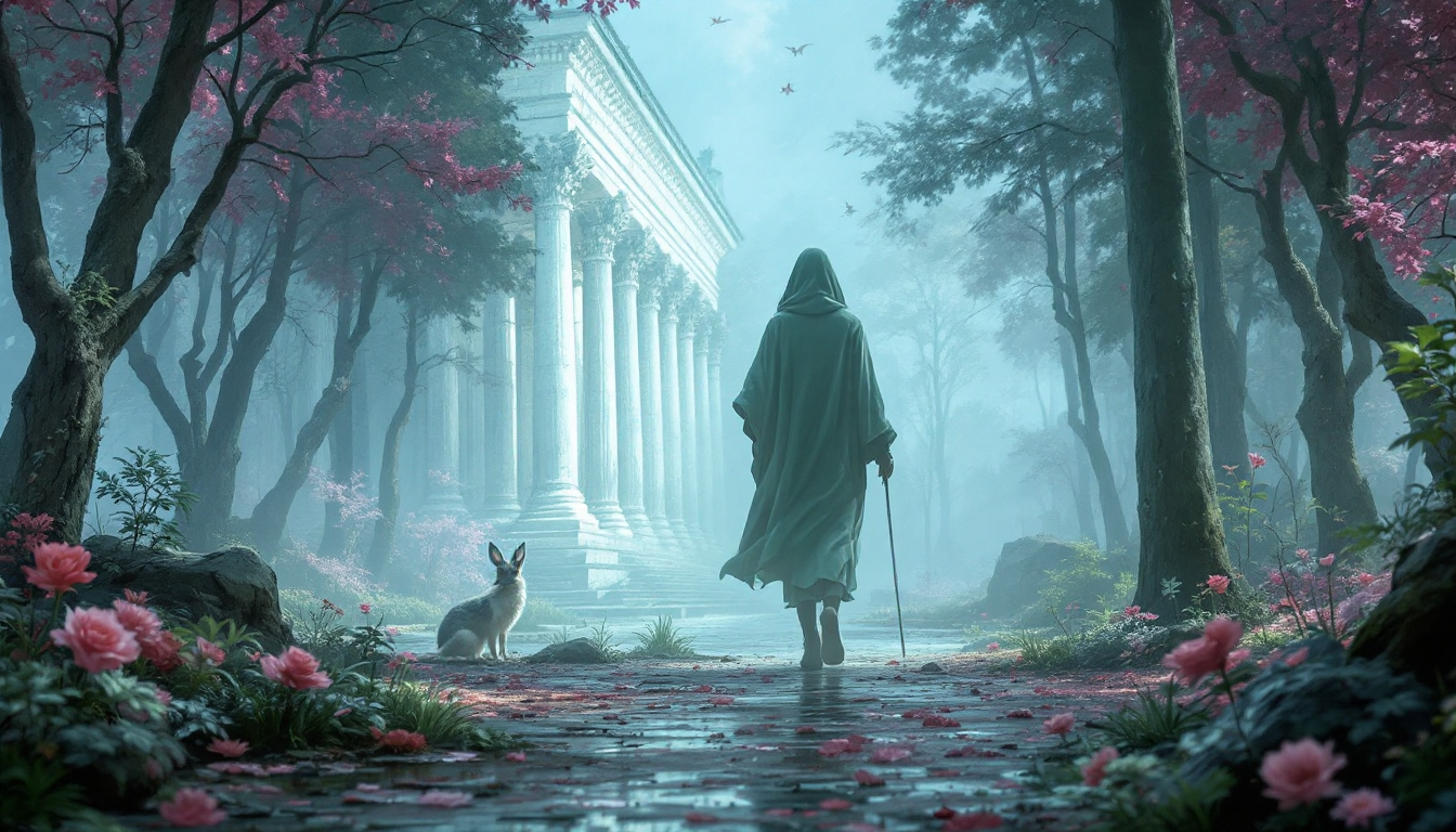 바쁜 현대 생활과 커피로 인한 마그네슘 부족을 나타내는 도시 이미지