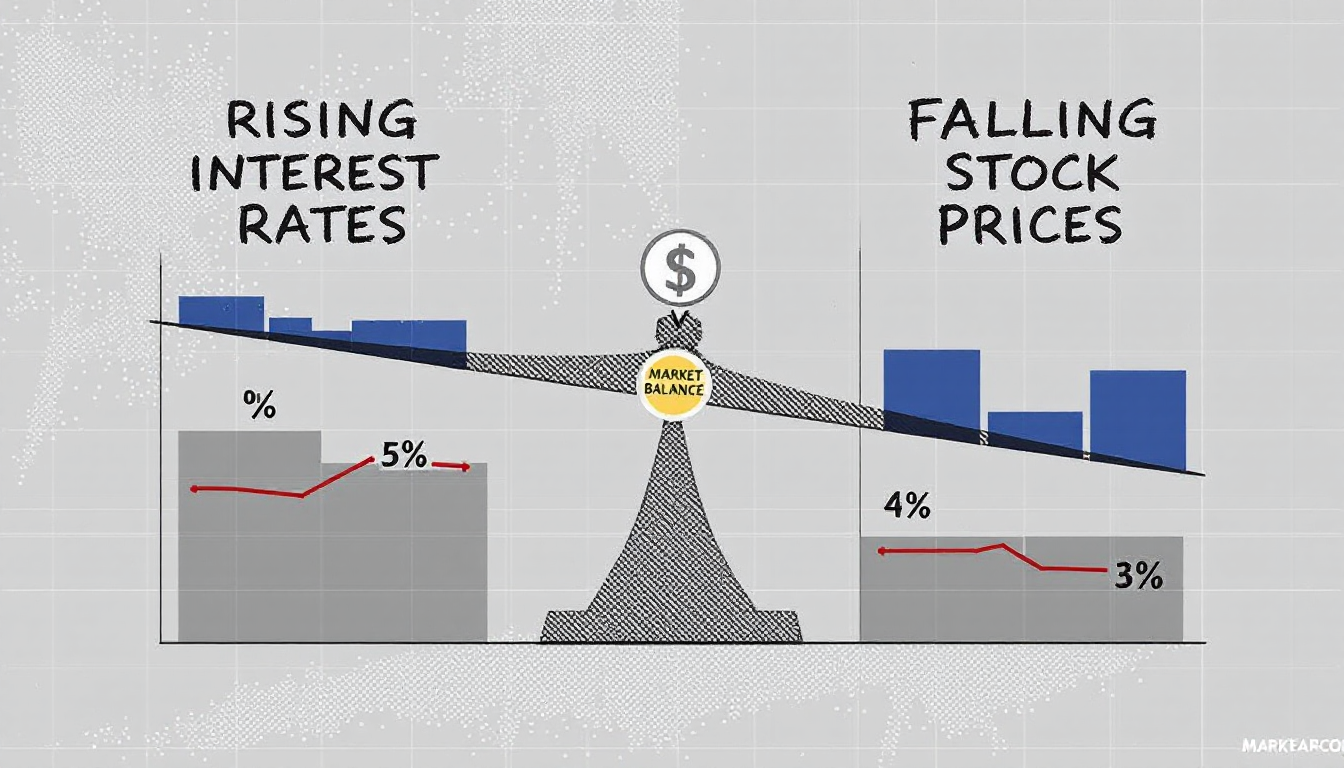금리 인상과 인하가 주식 시장에 미치는 영향과 위험 요인 시각화