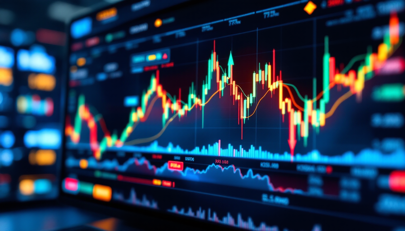 코스닥 시장의 변동성과 투자 기회를 나타내는 그래프 이미지