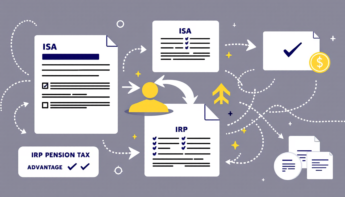 ISA IRP 연금저축 연계 전략을 설명하는 이미지