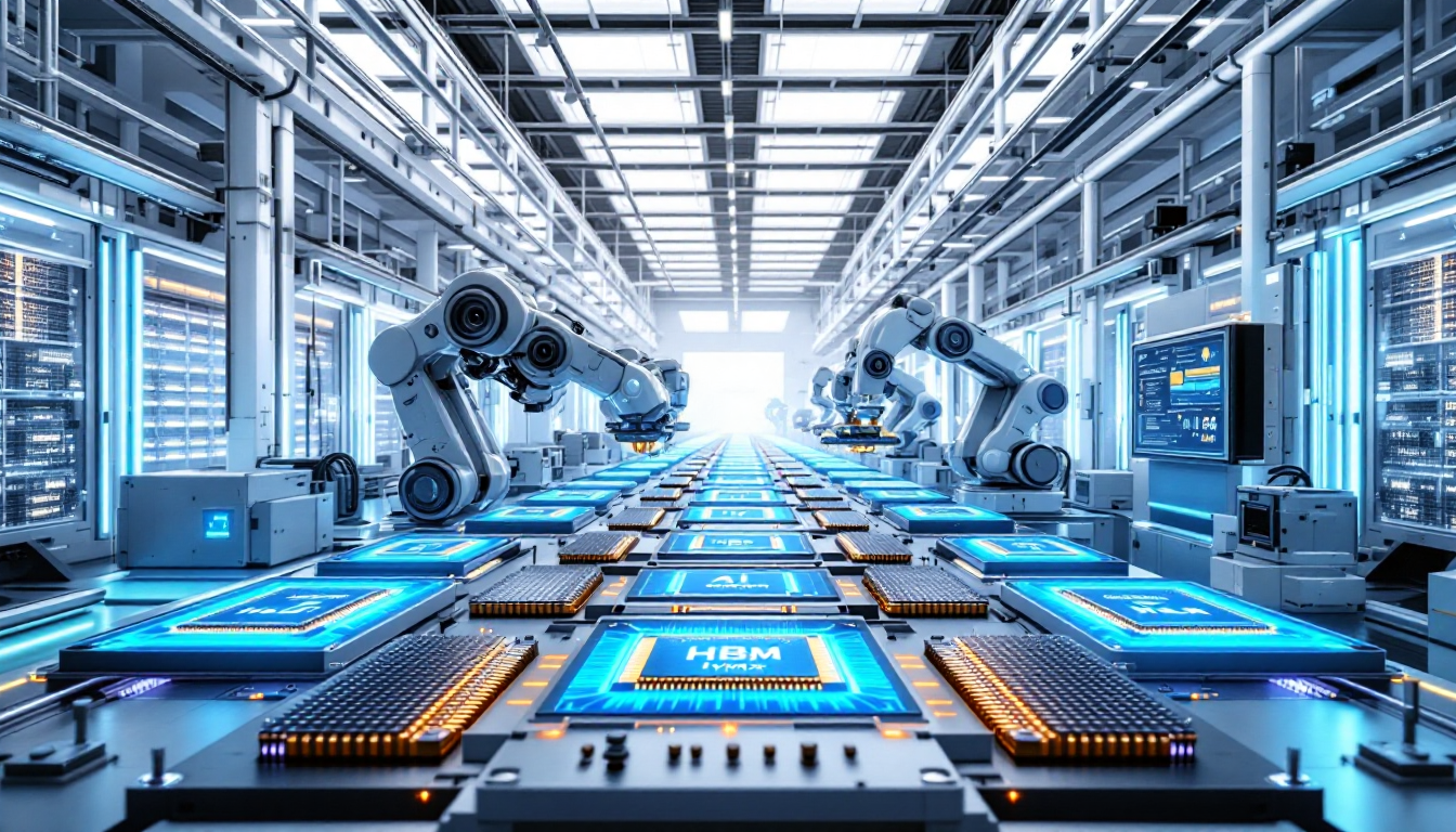 2026년 AI 수요로 반도체 슈퍼사이클을 누리는 삼성과 SK하이닉스의 반도체 공장 전경.