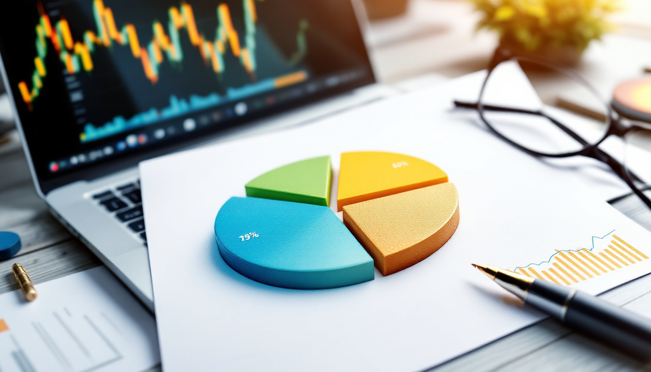 올웨더 포트폴리오의 위험 균형과 자산 배분을 표현하는 이미지