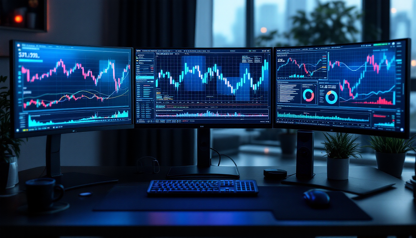 삼성전자 목표주가 2024 분석과 AI 반도체 슈퍼 사이클을 상징하는 금융 애널리스트 작업 공간