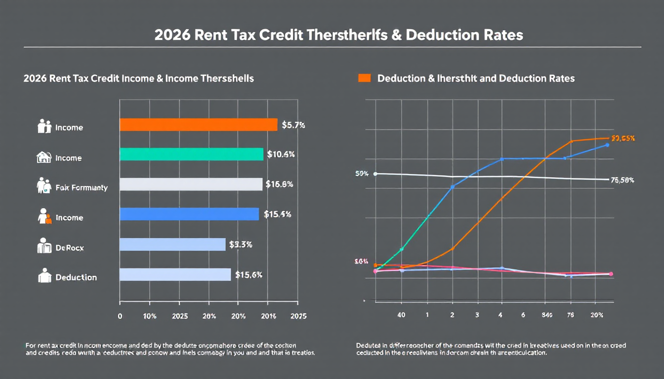 2026년 월세 세액공제 소득 기준과 공제율 변화 비교 차트