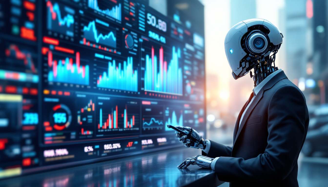 로봇 관련주 투자 시 실적 확인과 ETF 투자 전략을 나타내는 이미지