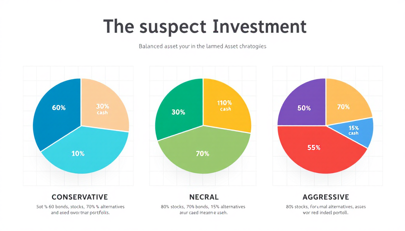 보수적 중립적 공격적 투자자를 위한 맞춤형 국민성장펀드 포트폴리오 비중 전략 인포그래픽