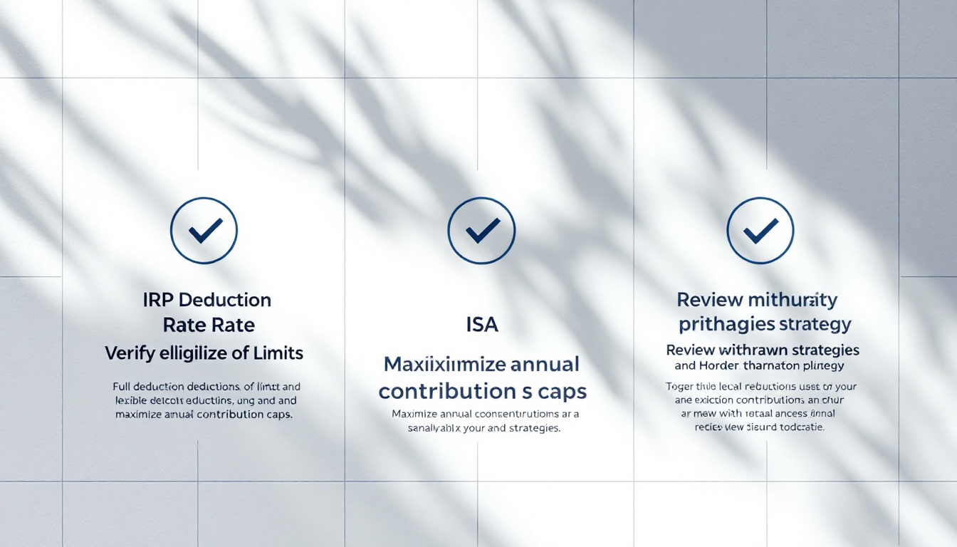 절세 효과 극대화를 위한 최종 체크리스트를 나타낸 인포그래픽